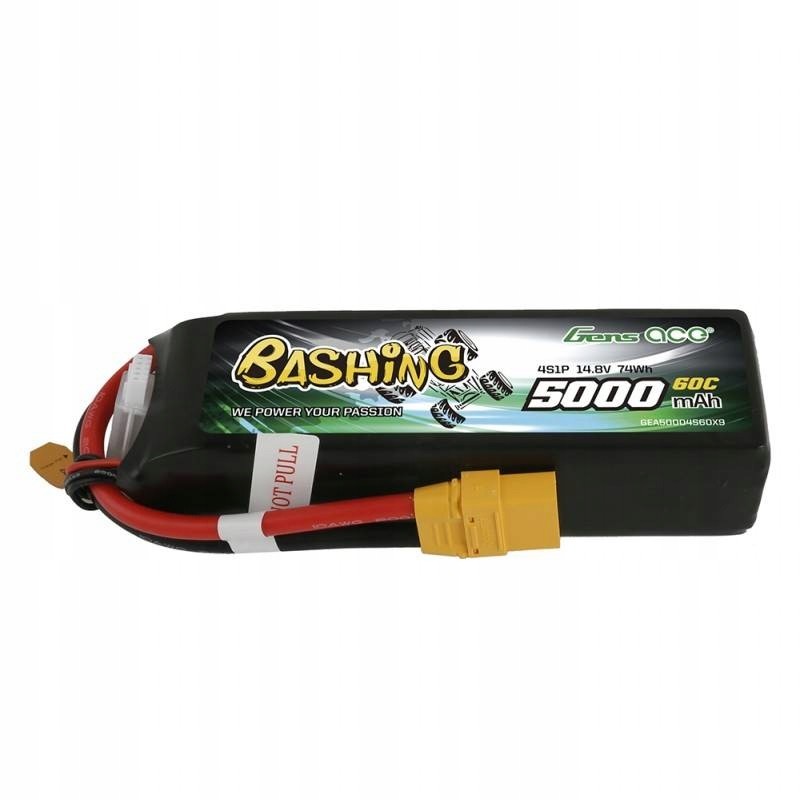 Gens ace baterie 5000mAh 14.8V 4S1P 60C Lipo EC5