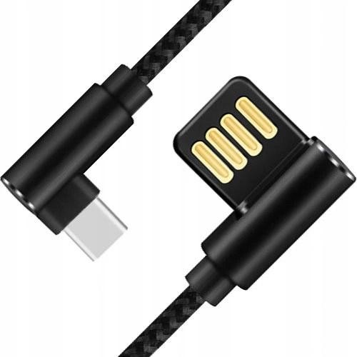 Úhlový opletený kabel Usb 2.0 Usb Typ-C 1.2 m