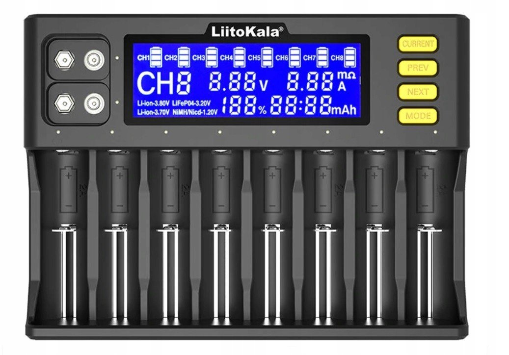 LiitoKala Lii-S8 Nabíječka baterií Li-Ion Aa