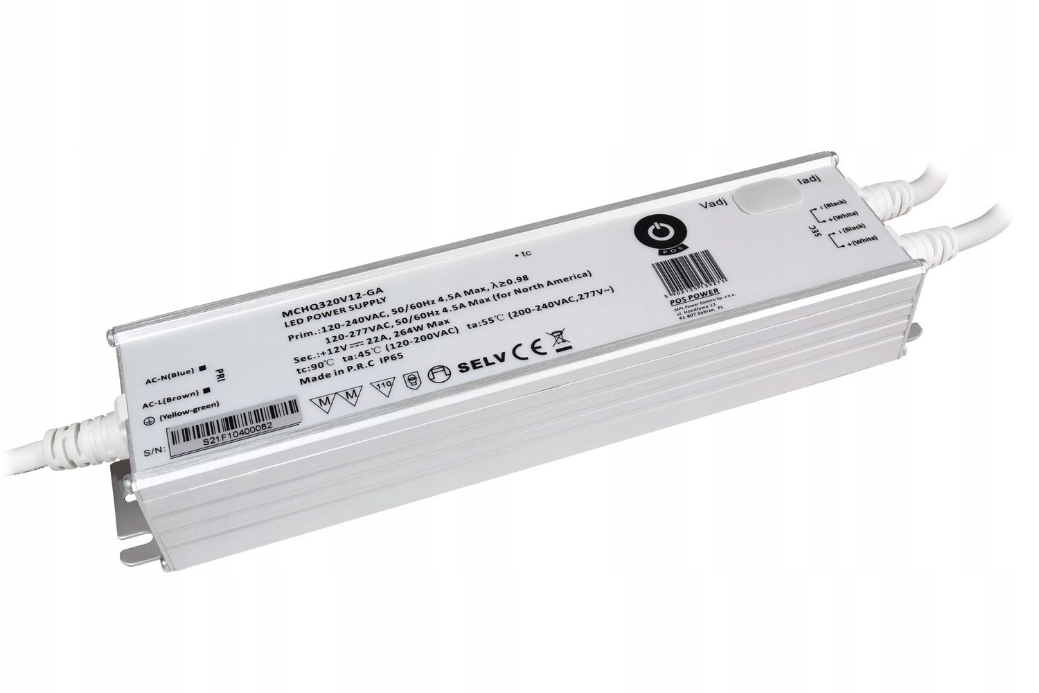 Napájecí Zdroj Pos 22A 264W 12V MCHQ320V12-GA