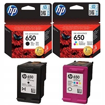 Inkoust Hp 650 CZ102AE Cmy CZ101AE Bk Komplet