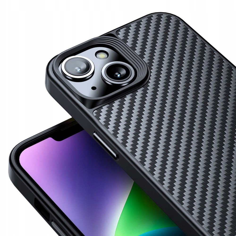 Pouzdro Carbon Kevlar, Pouzdro pro iPhone 14 Plus, Karbon, Pouzdro, Pouzdro