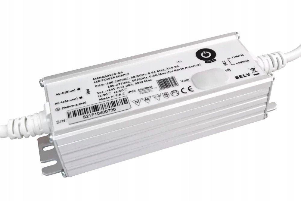 Napájecí Zdroj Pos 2.1A 50W 24V IP65 MCHQ50V24-GA