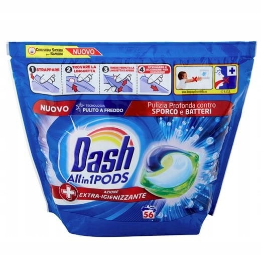 Dash Extra Igienizzante prací kapsle 56 ks