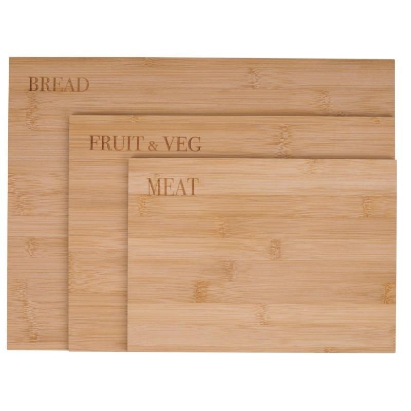 Prkénko na krájení bambus sada 3ks