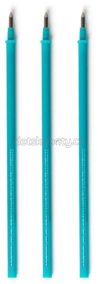 Set náplní do gumovatelných per Legami Refill Erasable Pen - Turquoise - Pack 3 pcs