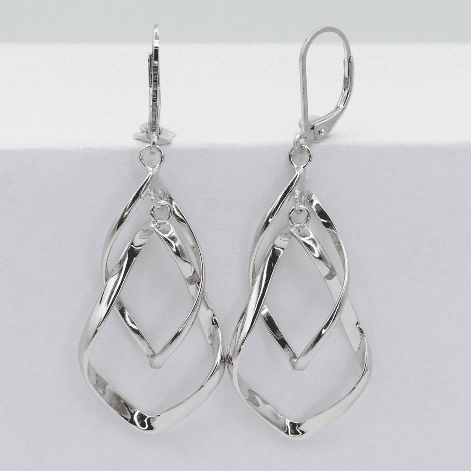 Stříbrné náušnice 105027