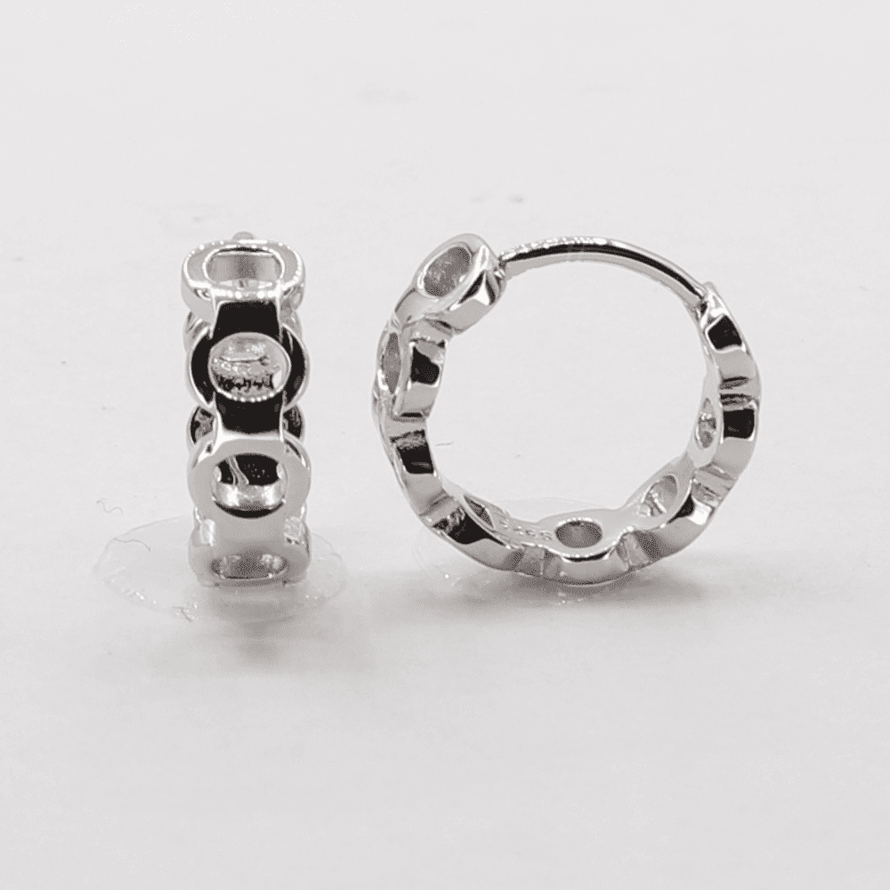 Stříbrné náušnice 105129