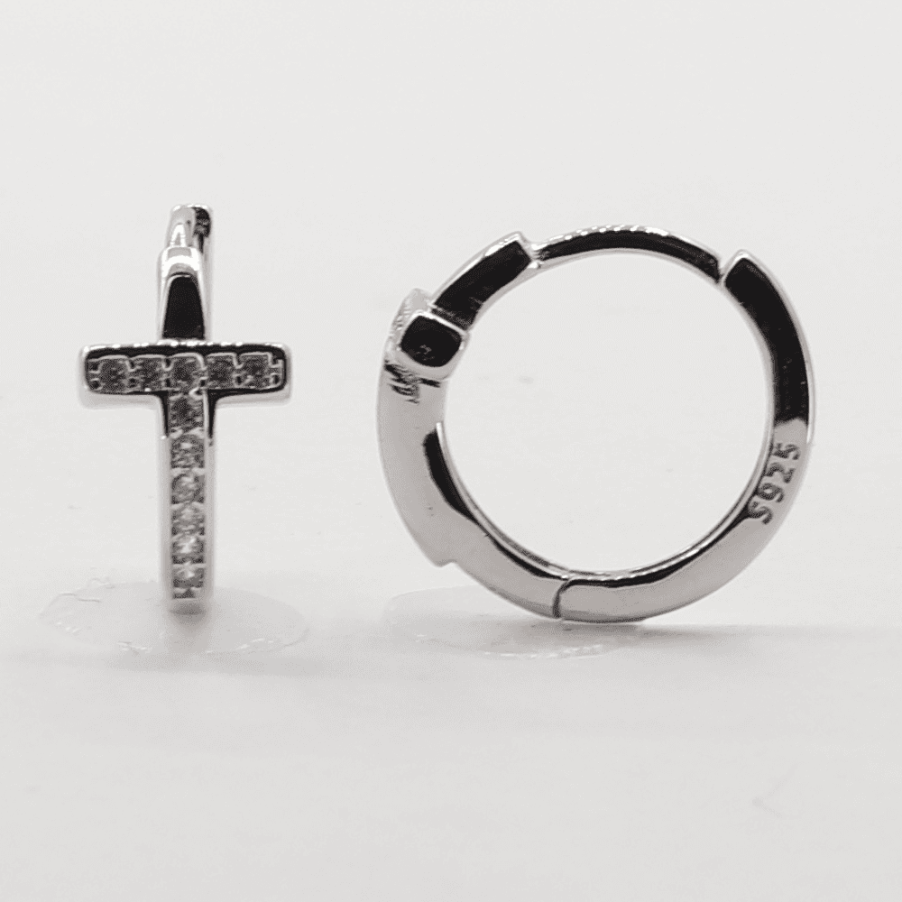 Stříbrné náušnice 105142