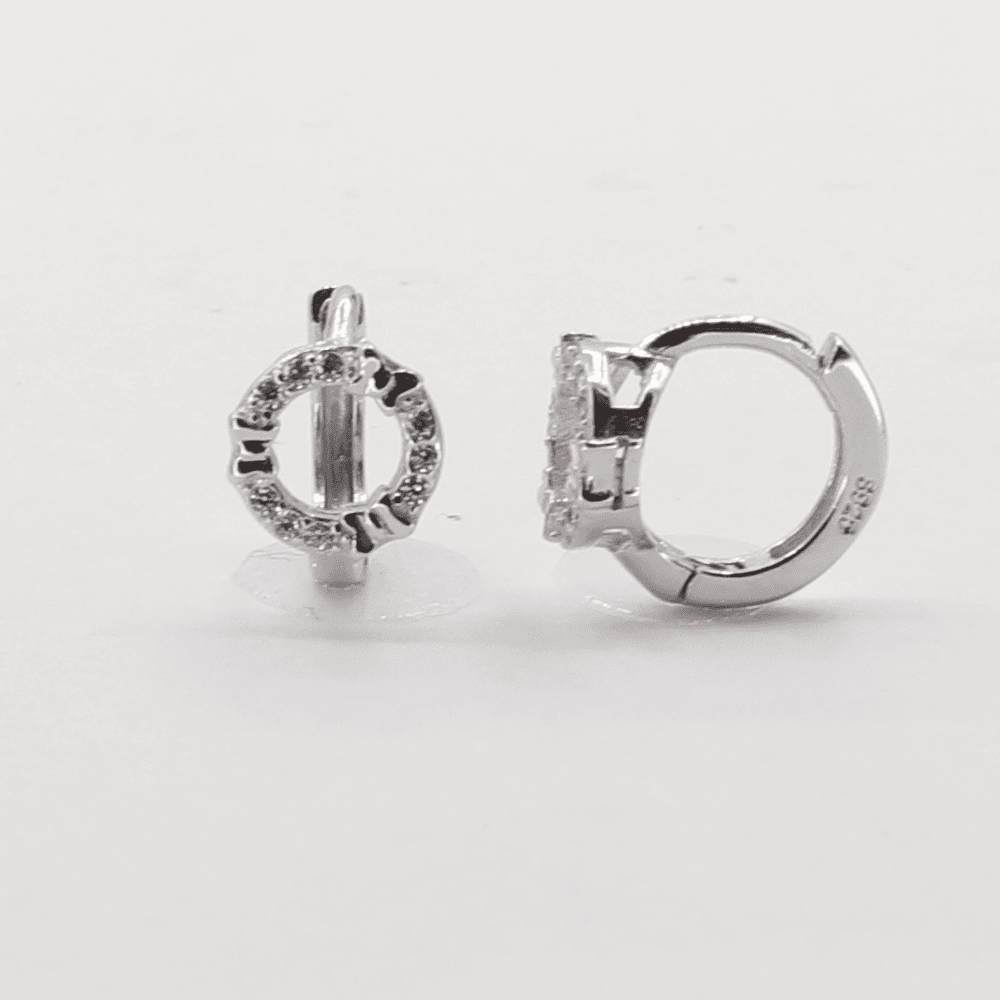 Stříbrné náušnice 105158