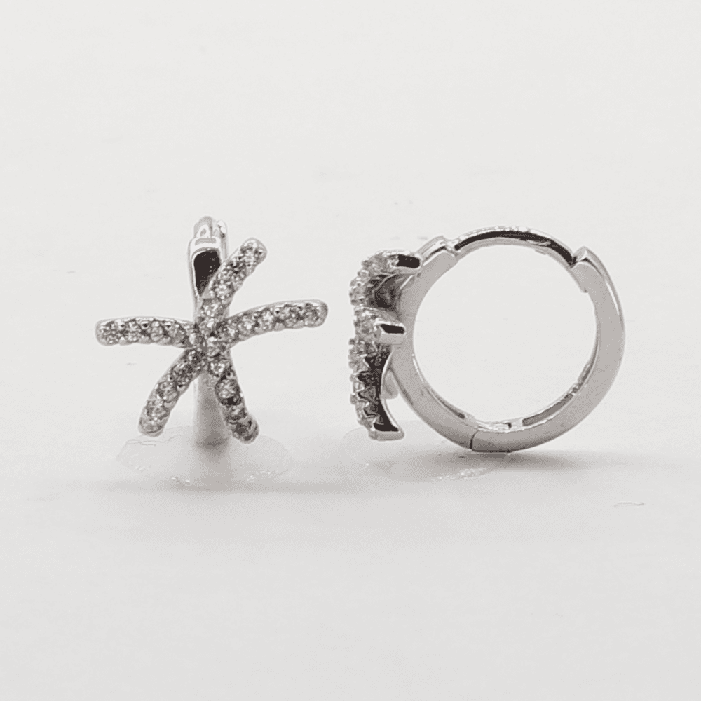 Stříbrné náušnice 105159