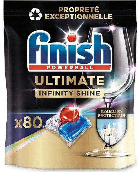 Kapsle do myčky Finish Ultimate Infinity Shine 80 kusů