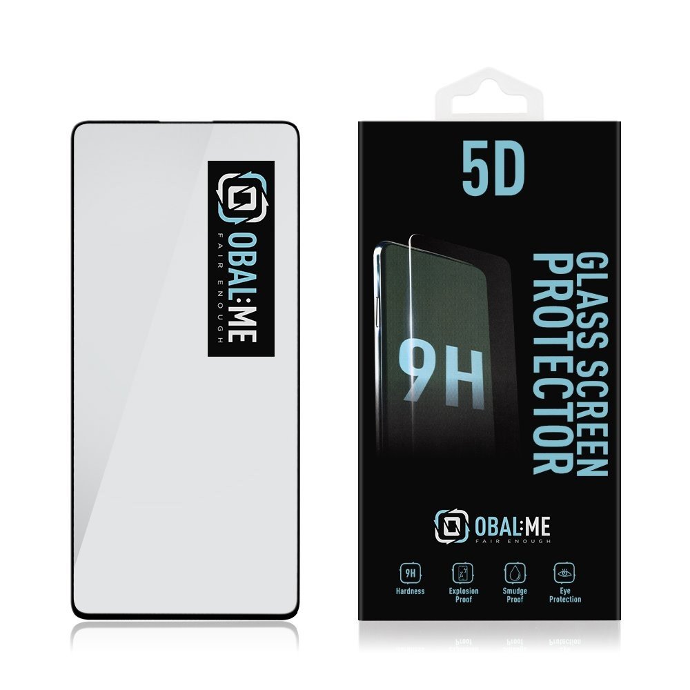Tvrzené sklo Obal:Me 5D pro Xiaomi Redmi Note 12 Pro+ 5G, černá