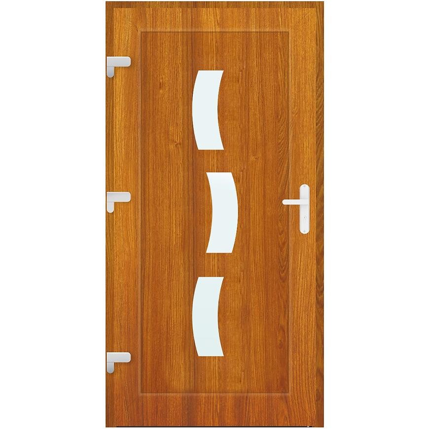 Vchodové dveře ZADAR D14 90L 98x198x7 zlatý dub