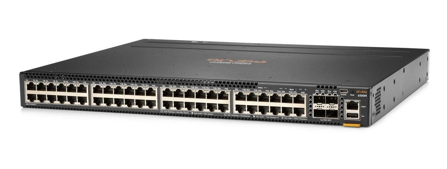 Aruba 6100 48G Class4 PoE 4SFP+ 370W Switch JL675AR RENEW full warr