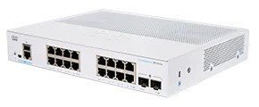 Cisco switch CBS350-16T-2G-UK, 16GbE RJ45, 2xSFP, fanless - REFRESH