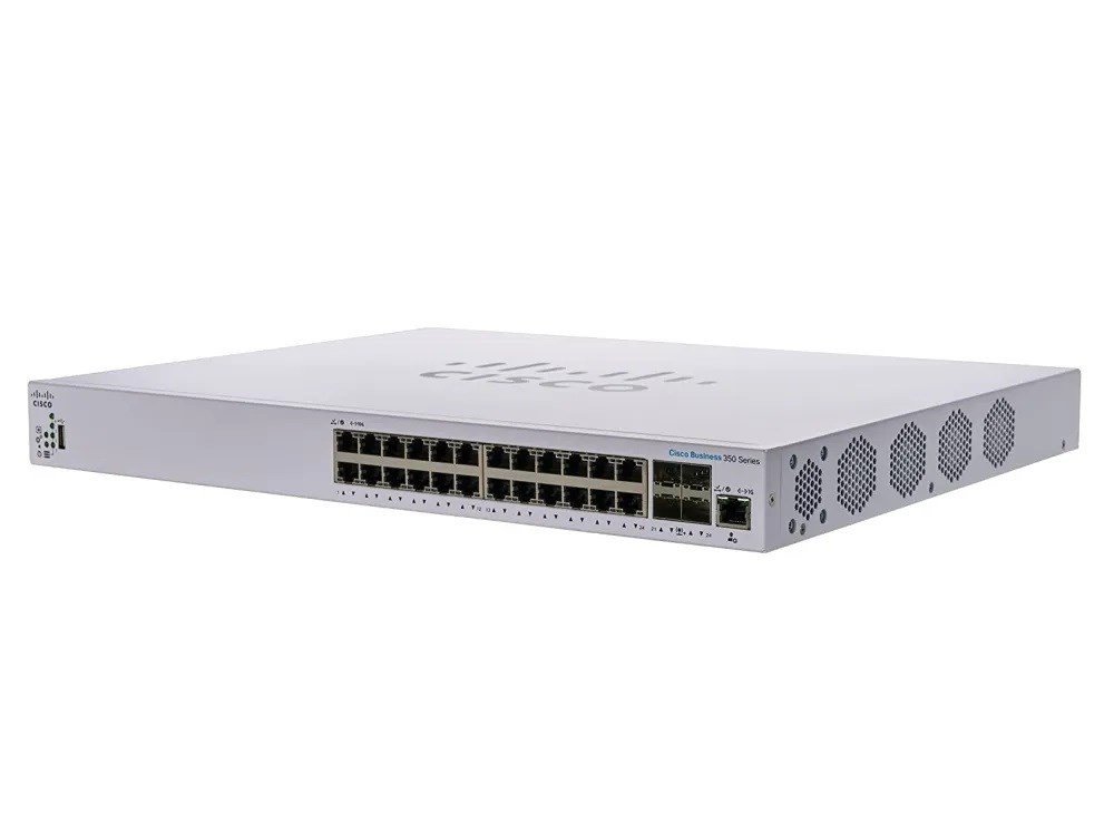 Cisco switch CBS350-24XT-EU, 20x10GbE, 4x10GbE RJ45/SFP+ - REFRESH