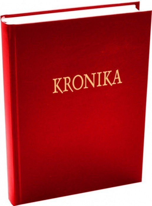 Hospa Kronika A4 300 listů - červená