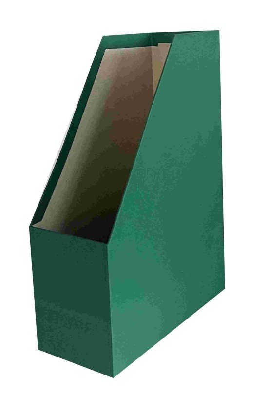 Reas Pack Stojan na časopisy / Magazín box - A4 - zelený - 10,5 cm - 5012806SC
