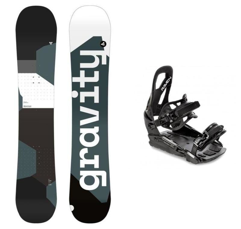 Gravity Adventure 23/24 snowboard + Raven S230 Black vázání