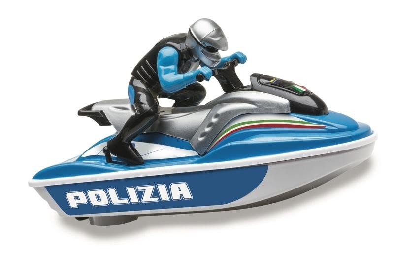 RE.EL Toys Vodní skútr policejní na baterie