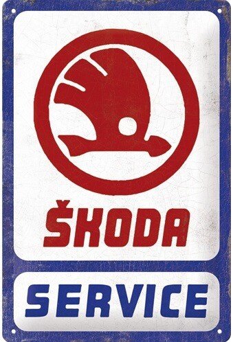Postershop Plechová cedule Škoda Auto, ( x  cm)