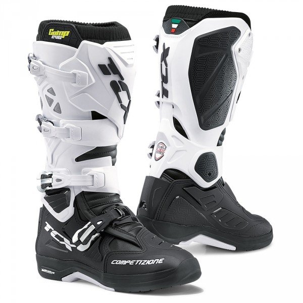TCX COMP EVO 2 MICHELIN® Moto boty černá/bílá 38