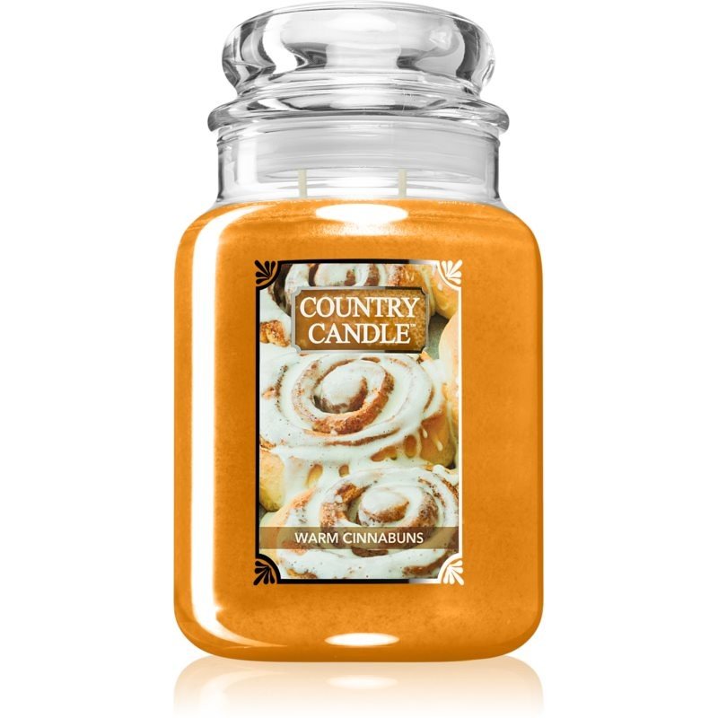 Country Candle Warm Cinnabuns vonná svíčka 737 g