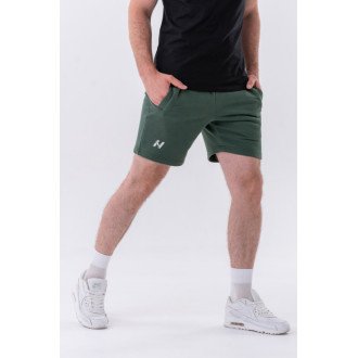 Nebbia Pánské šortky Relaxed-fit Green- NEBBIA N319G