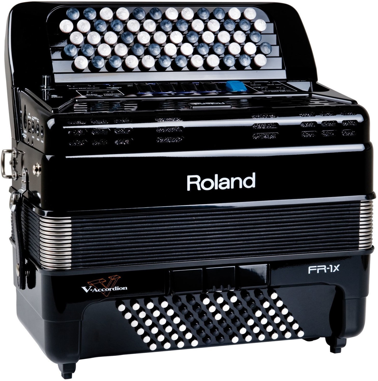 Roland FR-1x Černá Knoflíkový akordeon