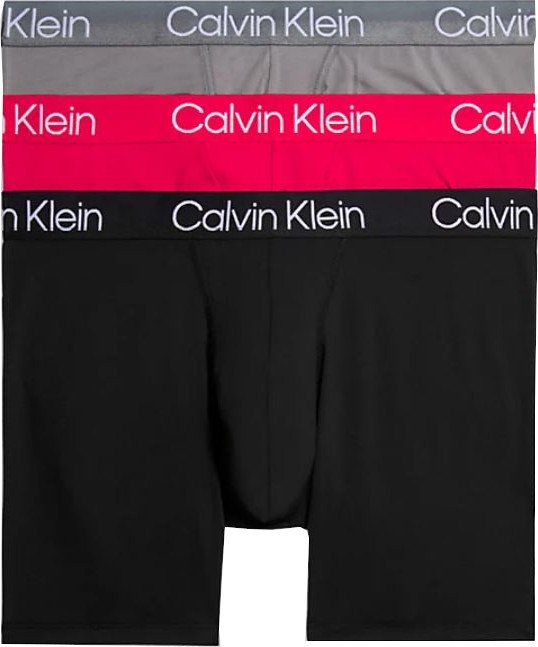 Calvin Klein 3 PACK - pánské boxerky NB2971A-GYR S