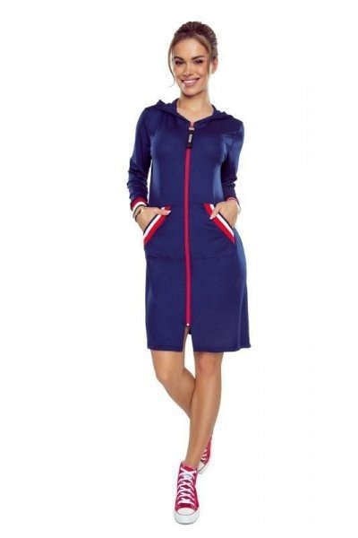 Eldar Enia tmavě modrý Dámský župan S tmavě modrá