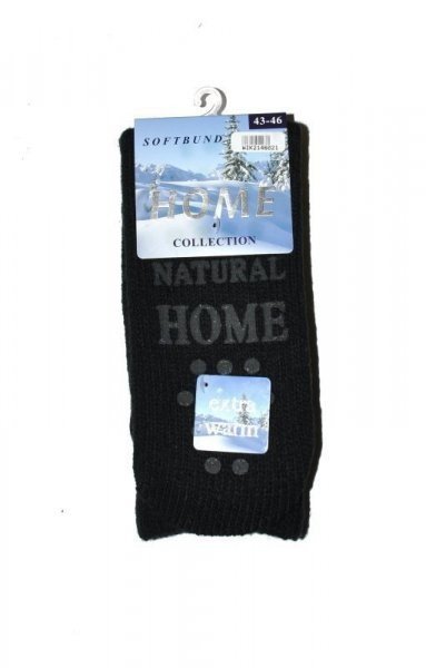 WiK 21460 Natural Home Pánské ponožky 39-42 černá