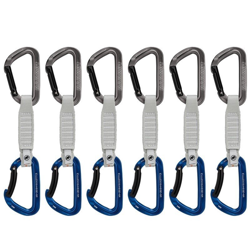 Mammut Sada expresek Mammut Workhorse keylock 12 cm 6 ks Šedá