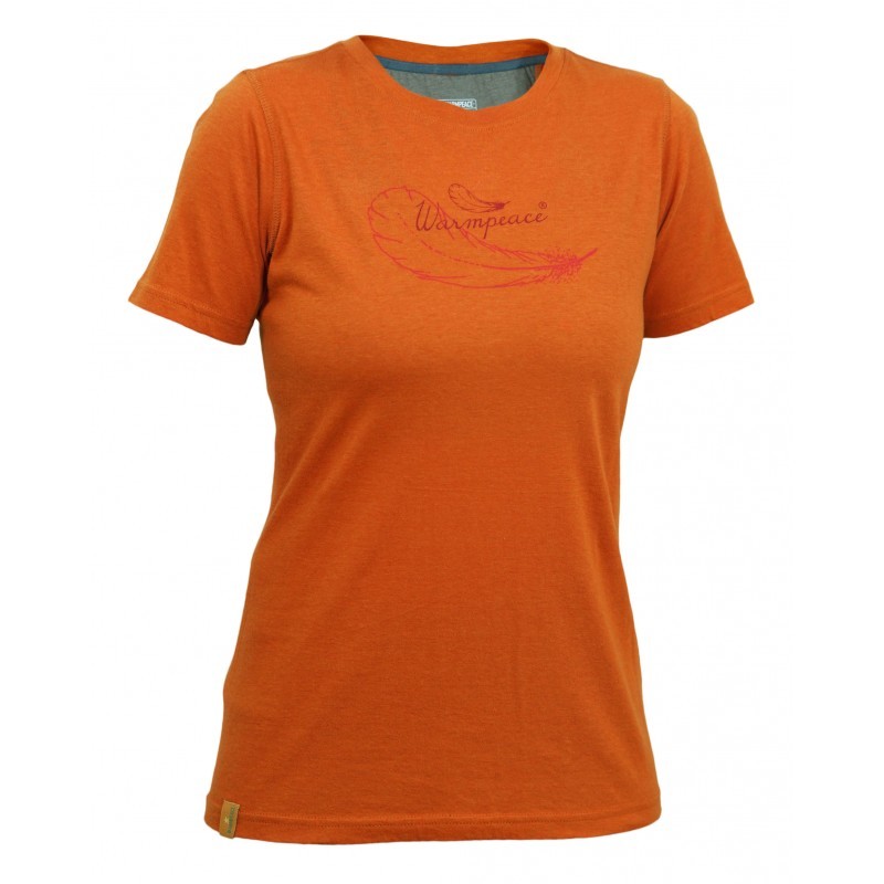 Warmpeace Dámské tričko Warmpeace Lynn lady Caldera orange