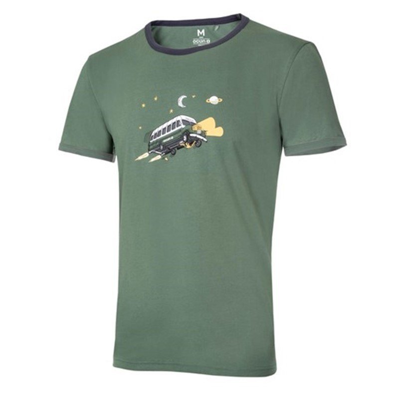 Ocun Pánské tričko Ocun Classic T Organic Green duck