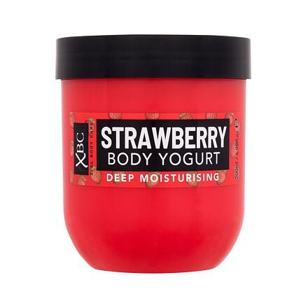 Xpel Strawberry Body Yogurt hydratační a vyživující tělový jogurt s vůní jahod 200 ml pro ženy