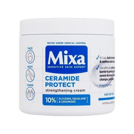 Mixa Ceramide Protect Strengthening Cream tělový krém posilující ochrannou bariéru pokožky 400 ml pro ženy
