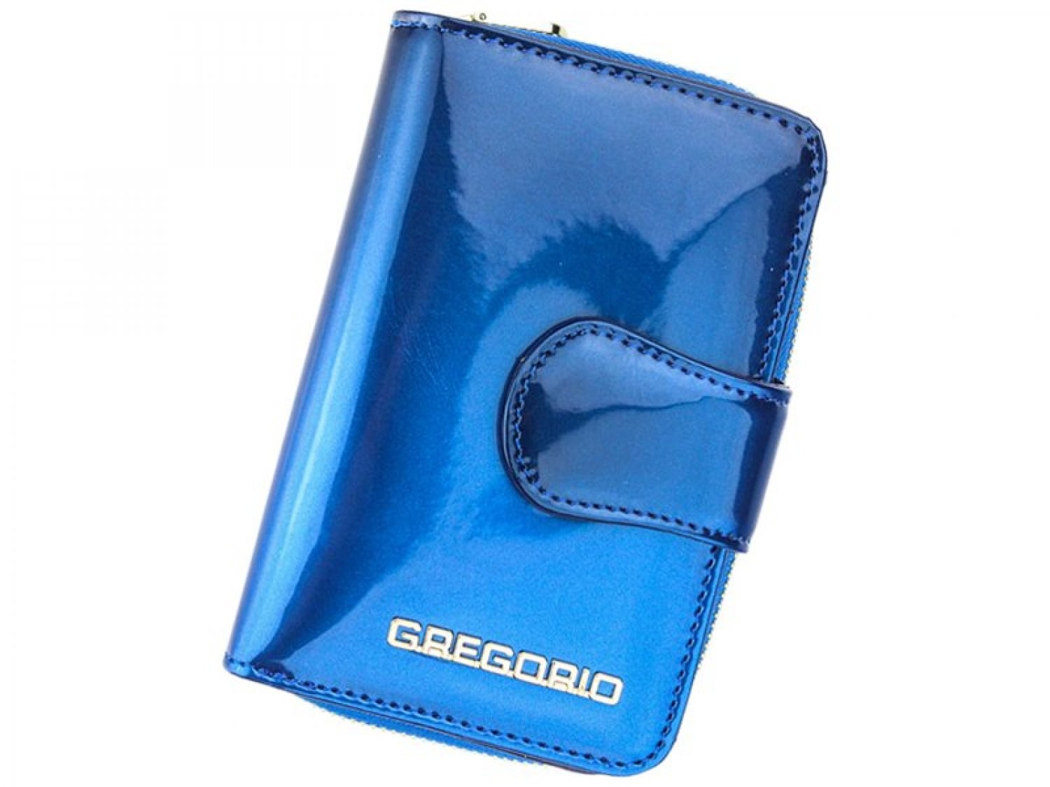 Dámská malá elegantní kožená peněženka Gregorio Eliana, modrá