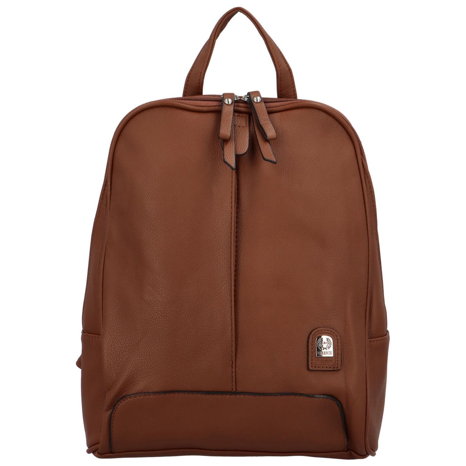 Trendy dámský koženkový batůžek Sofia ,  hnědá