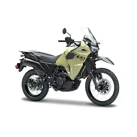 Maisto Motocykl, Kawasaki KLR® 650, Khaki černá, 1:18