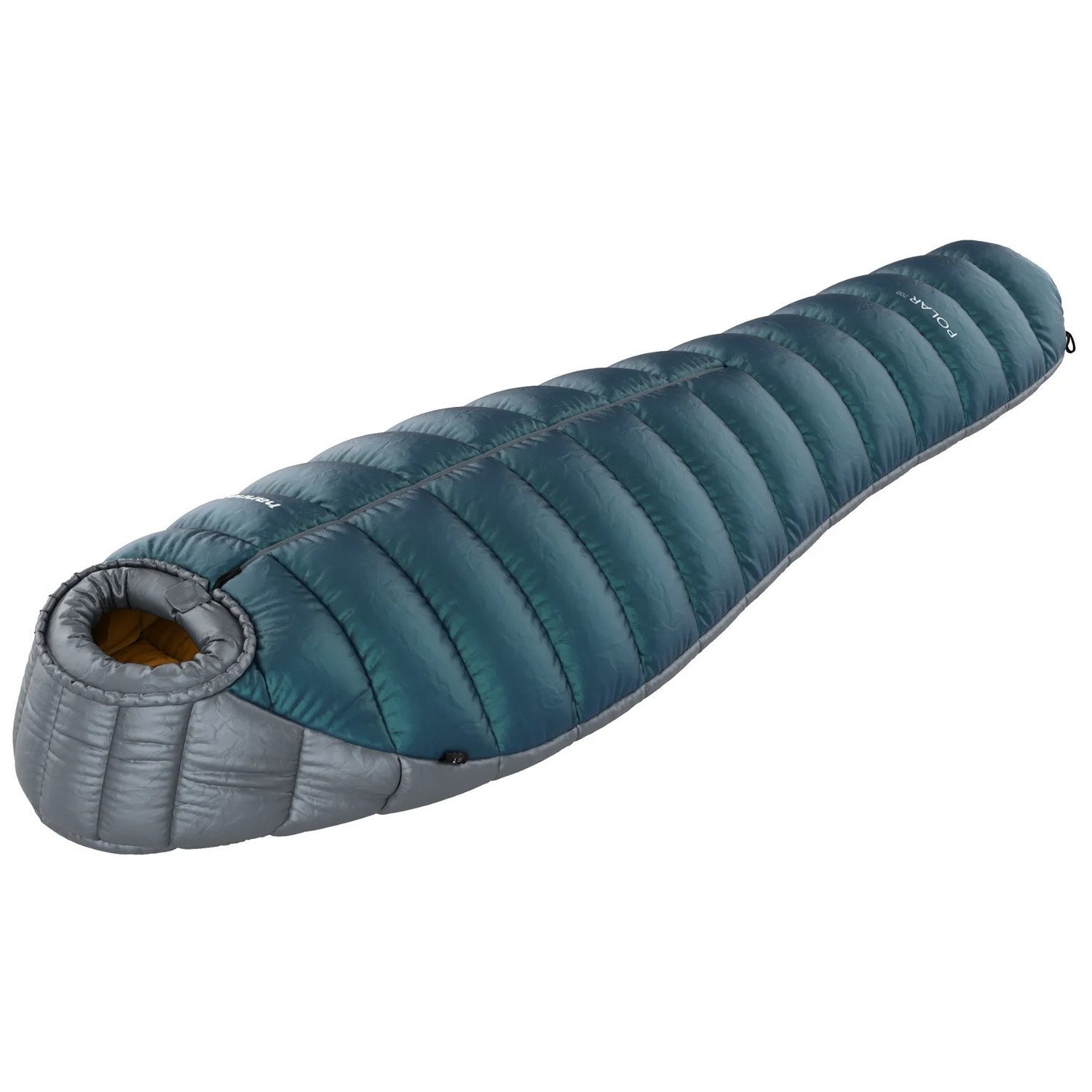 Péřový spacák Hannah Polar 700 185 cm Barva: šedá/modrá