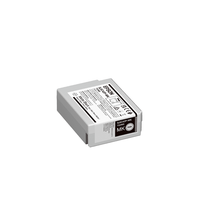 Epson SJIC42P-MK C13T52M540 pro ColorWorks, matná černá (matte black) originální cartridge