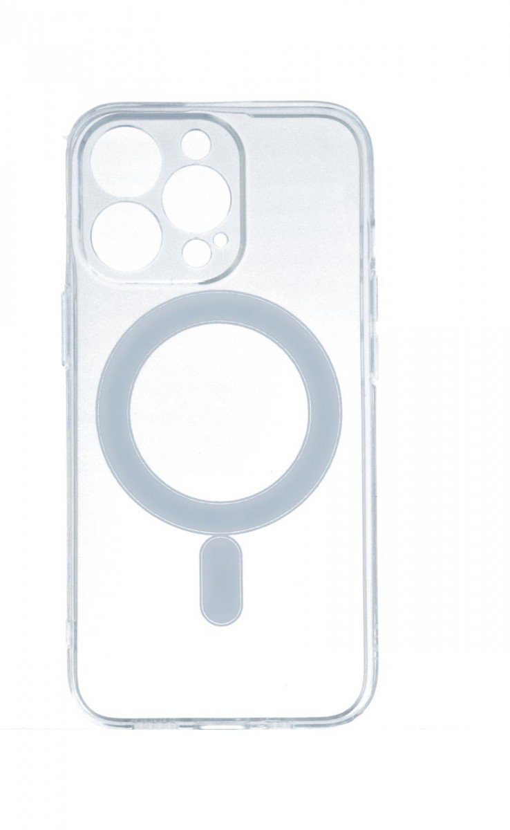 Kryt TopQ iPhone 15 Pro Max s MagSafe pevný průhledný 109917