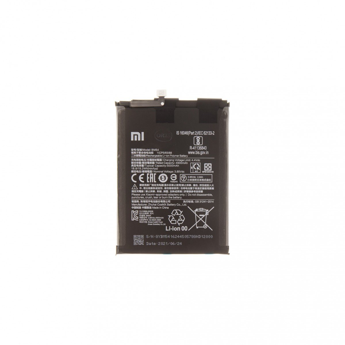 BM54 Xiaomi Original Baterie 5000mAh (Service Pack)