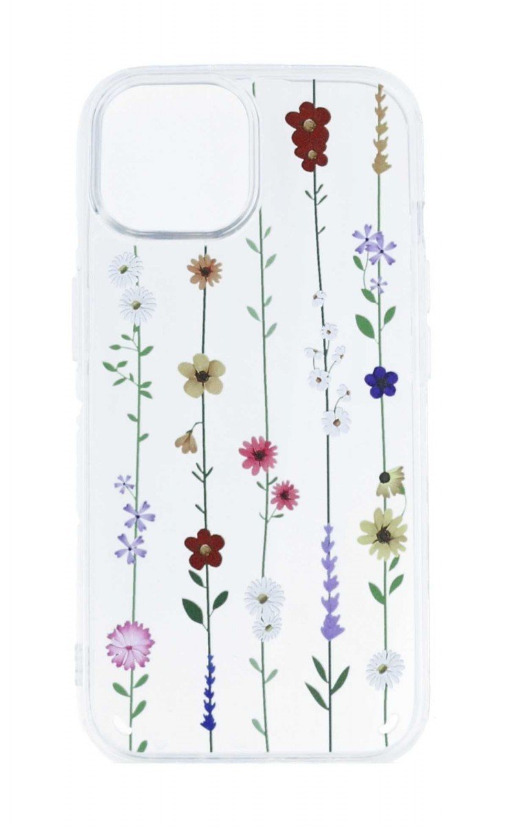 Kryt Tel Protect Flower iPhone 15 s barevnými květy 109750