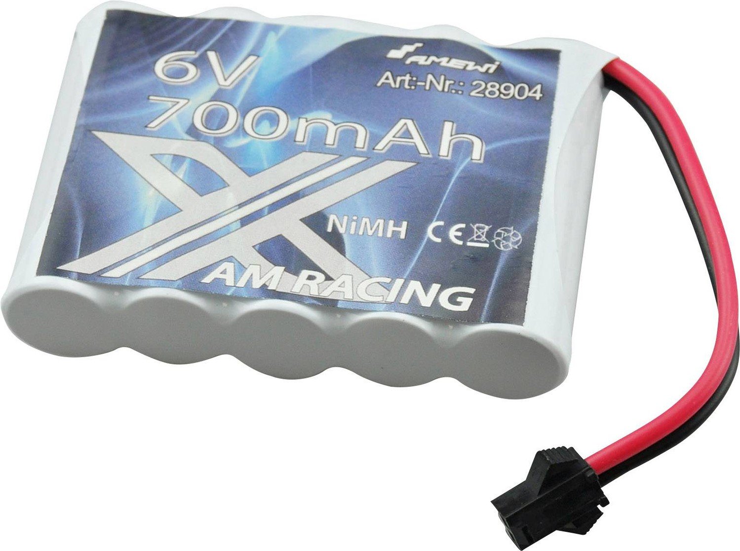 Amewi akupack NiMH (modelářství) 6 V 700 mAh Počet článků: 5 Stick zásuvka Micro-Car