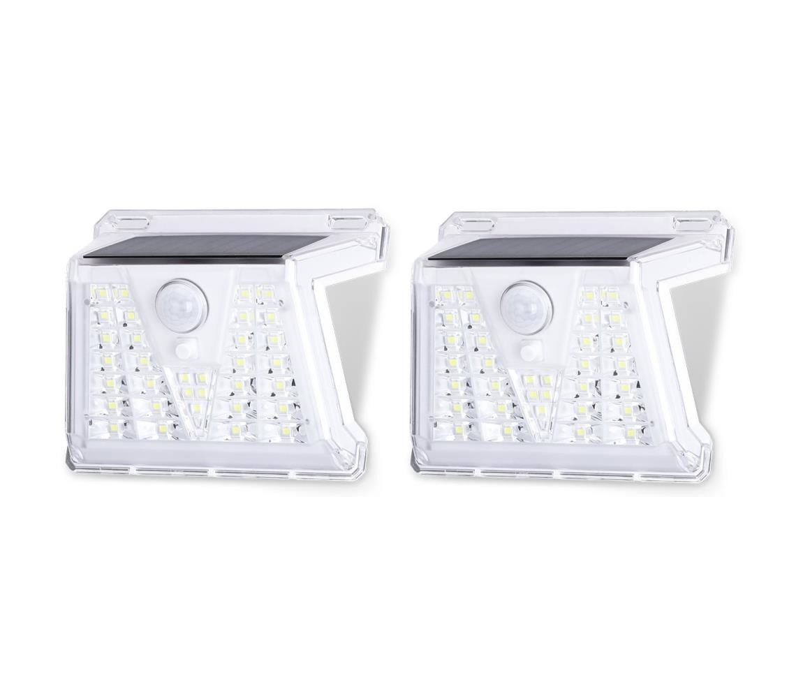 B.V.  - SADA 2x LED Venkovní solární svítidlo se senzorem LED/1,48W/3,7V IP65