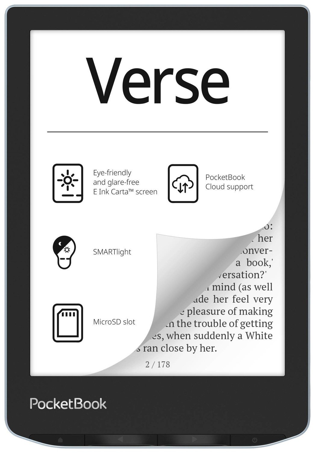 PocketBook Verse Čtečka e-knih 15.2 cm (6 palec) světle modrá