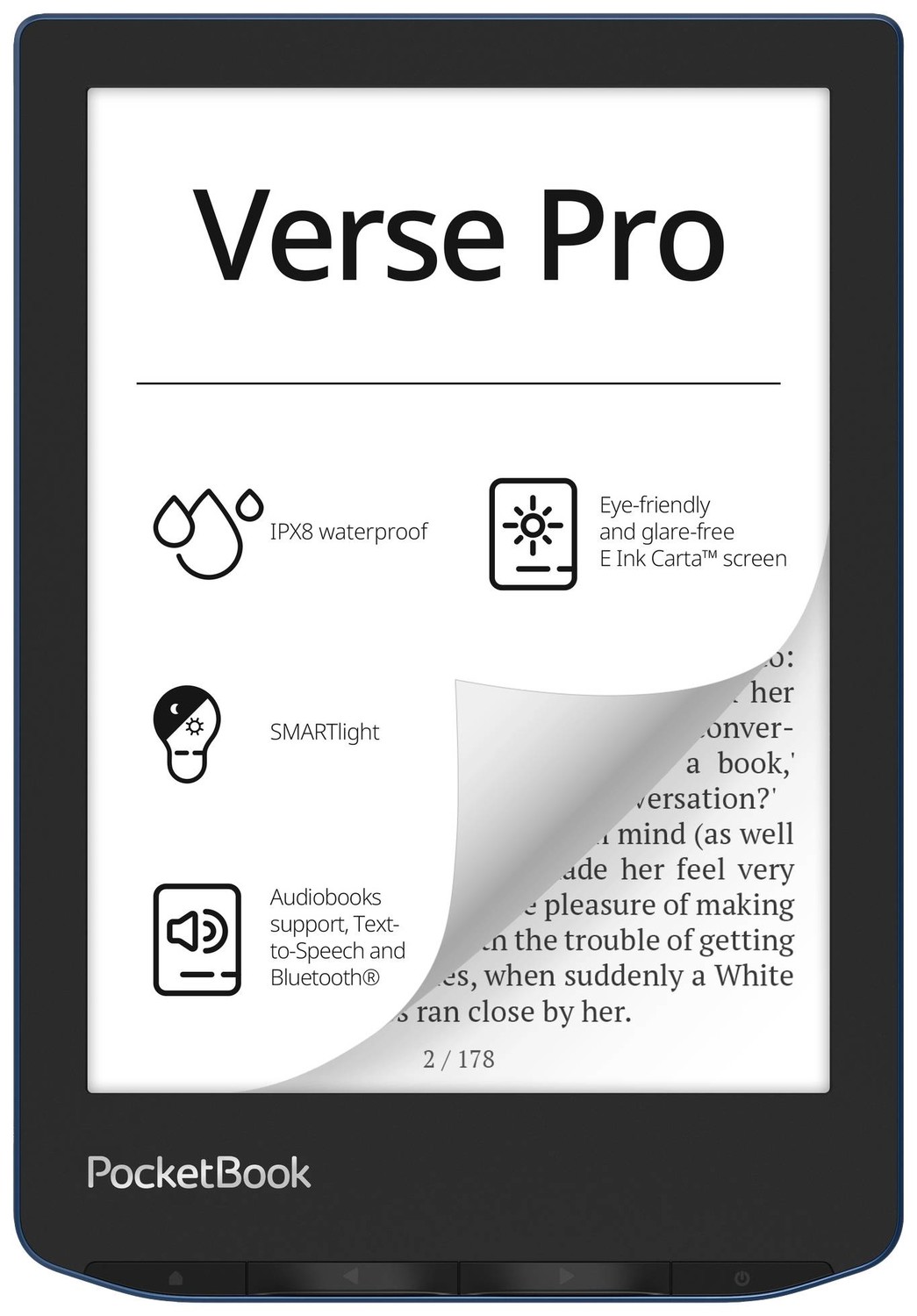 PocketBook Verse Pro Čtečka e-knih 15.2 cm (6 palec) modrá